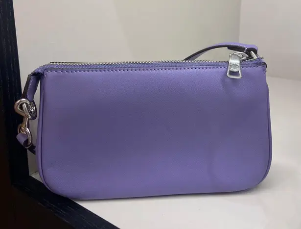 Coach Silver / Light Violet Smooth Leather Nolita 19 #CR364