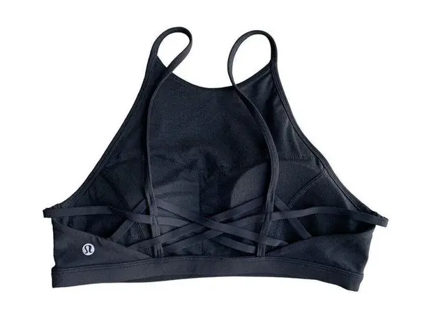 Lululemon Twist & Reach Bra In Black Size 8