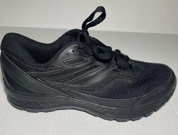 Saucony Womens Cohesion 13 S10566 -1 Black Running Shoes Sneakers Size 9W (P)