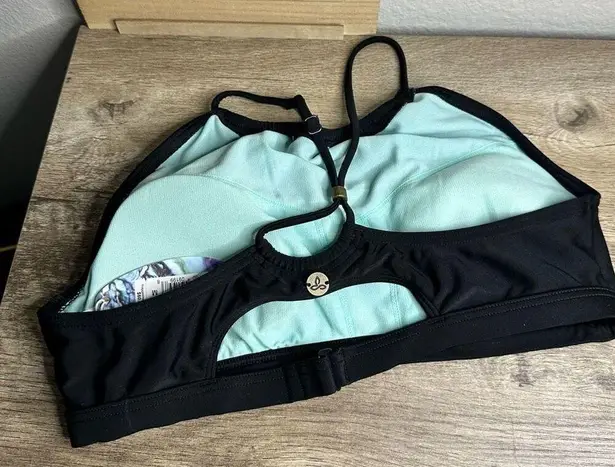 prAna  women’s black swim rina top New NWT