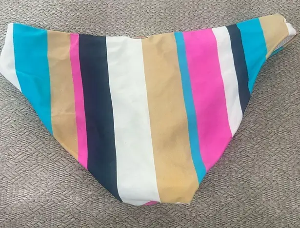 Rains Pink and Blue Bikini Bold Stripes