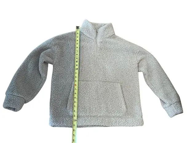 American Eagle  Fuzzy Fleece Pullover Sweater Teddy   Size S Fall Cozy Warm