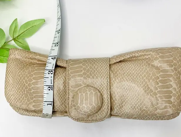 Samoe Bowtie Snakeskin Looking Clutch / Crossbody