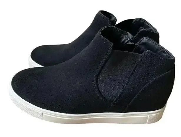 Time And Tru Black Women's Wedge Fashion Sneakers SZ 9W