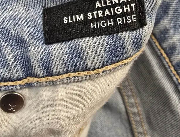 Veronica Beard {30} Alenah Slim Straight Leg High Rise Jeans In Pier Pressure