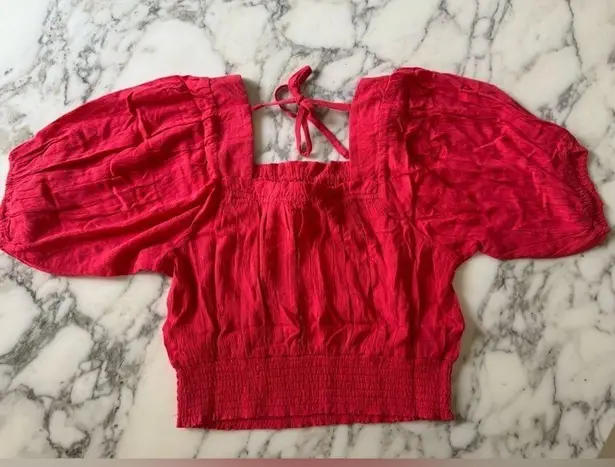 NWT Band of the Free Hot Coral Top