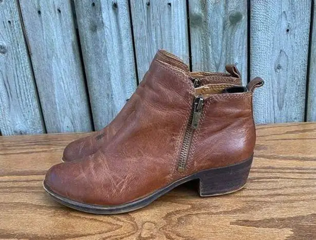 American Eagle  brown leather basel ankle boots 6.5