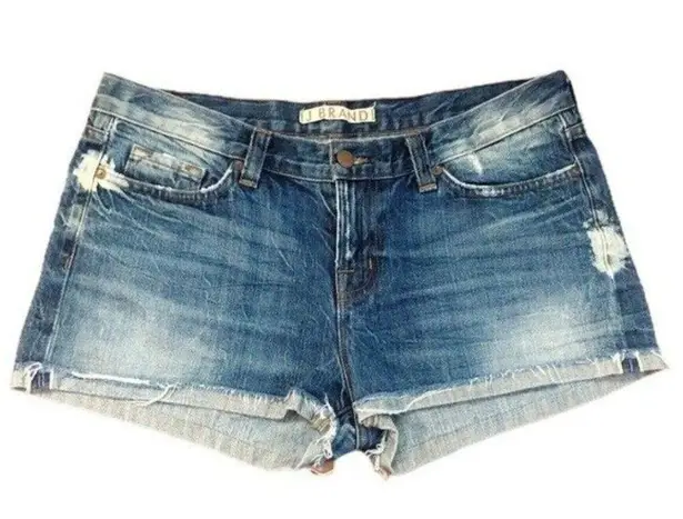 J Brand  Shorts 31 Womens Cutoff Mako Distressed Dark Wash Denim