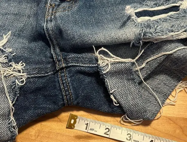 KanCan Button up cutoff distressed jeans shorts