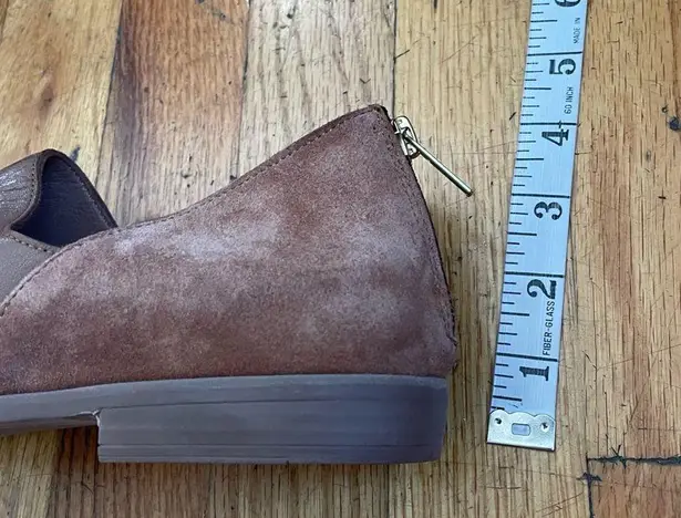 Bueno  Brown Leather Point Toe Ankle  Booties Size 11