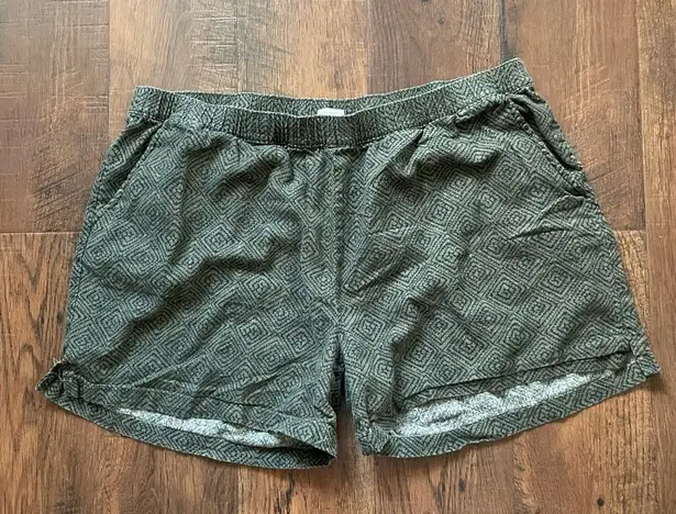 Weatherproof Washable linen plus size shorts, plus size XXL