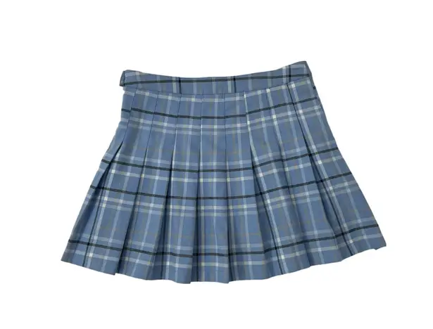 Full Tilt Plaid Pleated Kawaii Skirt