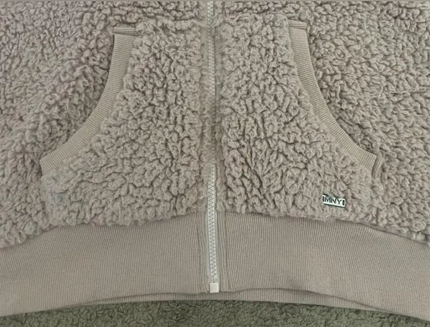 Marc New York (MNY) Teddy Bear Sherpa Faux Fur Zip-Up Hoodie Sweatshirt