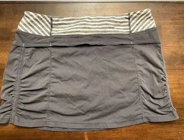 Lululemon  grey stripped skort women's 8