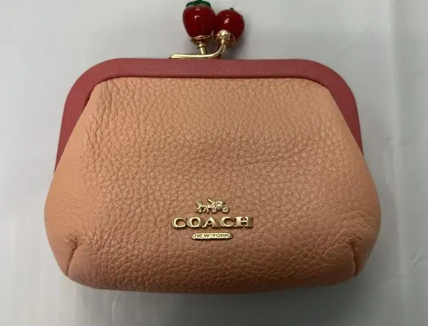 Coach  Nora Kisslock Card Case In Colorblock c8334