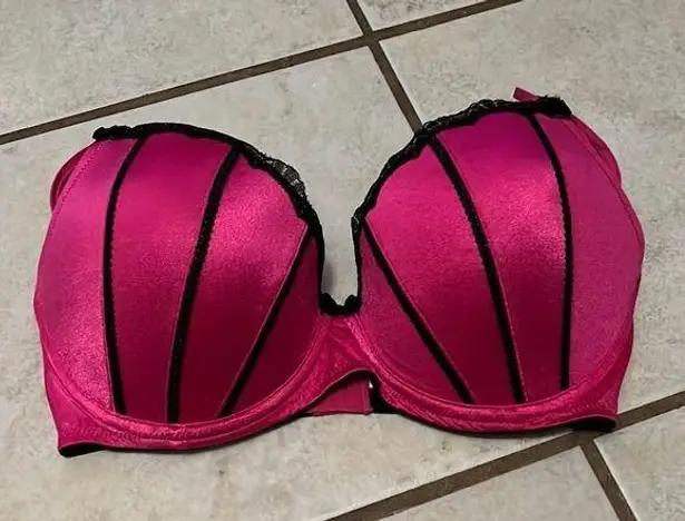 Apt. 9  intimates 36D Pink Black Bra Barbie