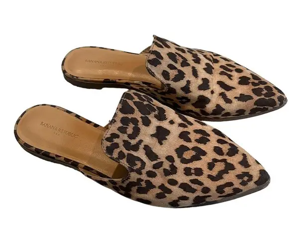 Banana Republic  Factory Cheetah Slide Mules