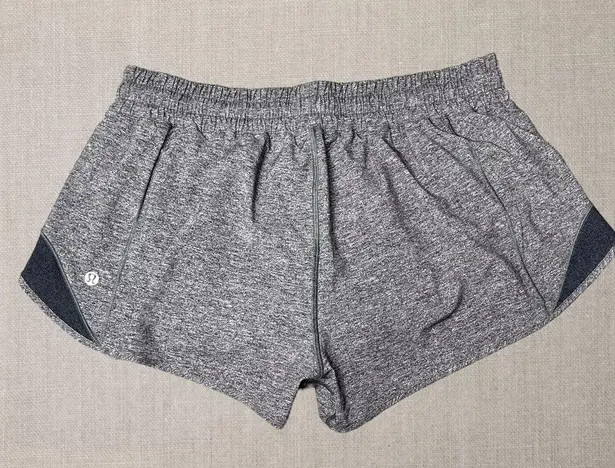 Lululemon  Hotty Hot Shorts Heathered Black 12 Nwt