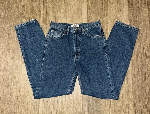 Free People NWOT  We The Free High Rise Straight Leg Jeans - 26