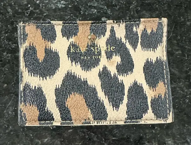 Kate Spade  Animal Print Card Holder thumbnail 1