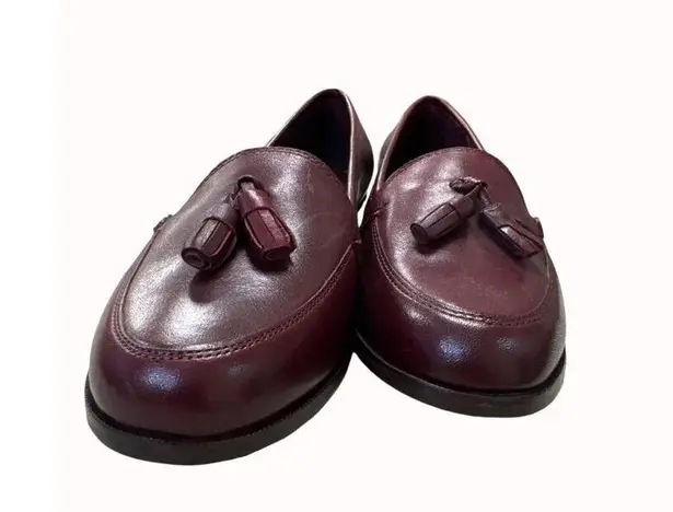 Etienne Aigner women’s red wine penny loafer shoes size 5.5M SKU 5040