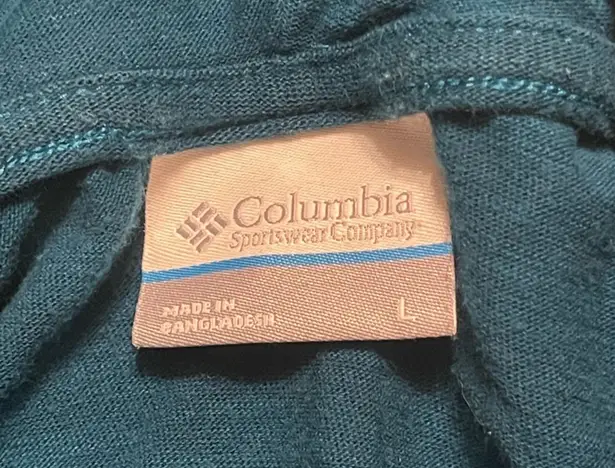 Columbia  Women’s Large Blue Long Sleeve Cowl Neck Top