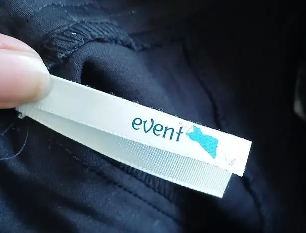 Event womens black floral cotton skirt size medium