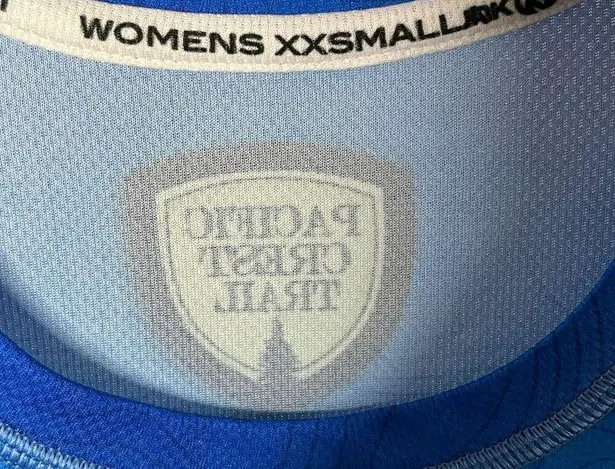 InkNBurn Pacific Crest Trail Mountain Hiking T Shirt Size XXS Blue Outdoor Gym Blue