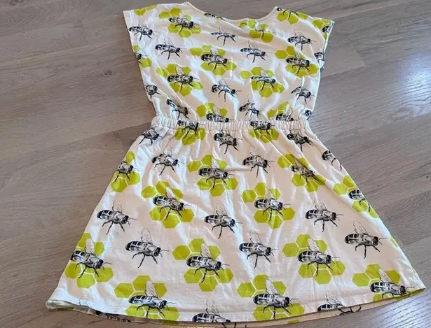 Select Marigold Design by Janny Woo honeybee honeycomb cotton dress small