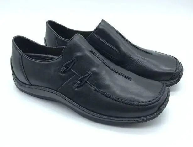 Rieker Antistress Womens Loafers Comfort Shoes Slip On Leather Black 36 US 5