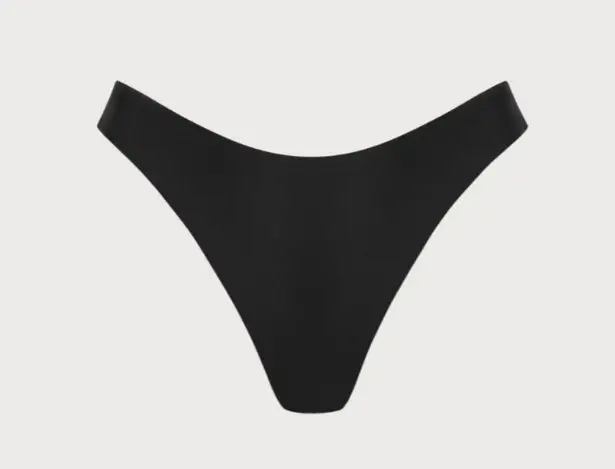 BERLOOK ECONYL® Black Solid Low Waisted Bikini Bottom ONLY 69