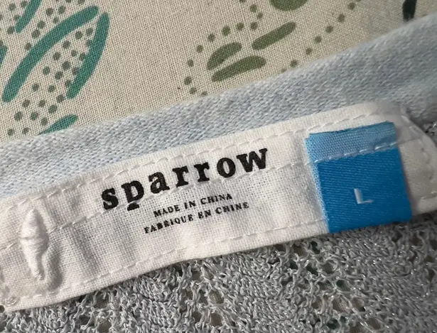 Light Buttoned Cardigan Sweater NWOT Blue Size L