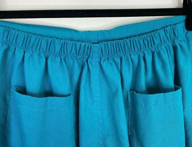 Natural Uniforms Solid Blue Turquoise Scrub Pants Size Small S