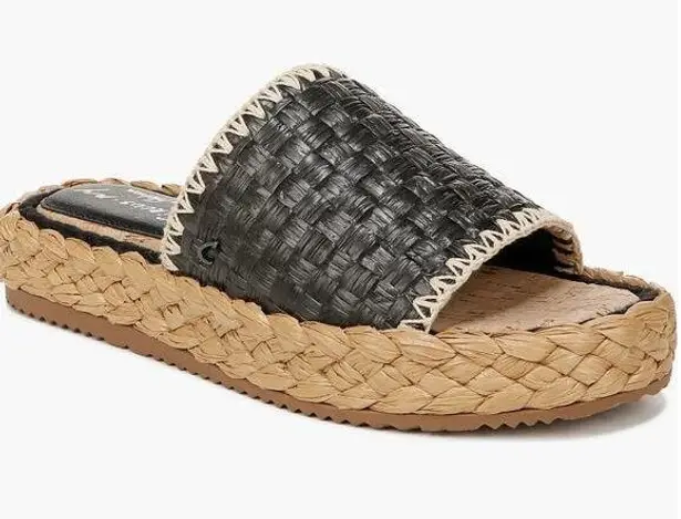 Circus by Sam Edelman CIRCUS NY SAM EDELMAN Wallis Slide Sandal Woven Weave Braided Women's Size 7.5