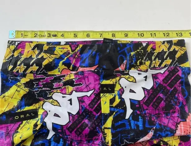 Koral NEW X Kappa Lustrous Infinity Cropped Capri Legging Graffiti