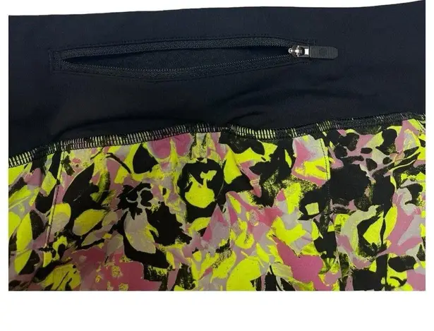 Lululemon New Womens 2 Pace Rival Mid Rise Floral Skirt Shorts Lined Multi Black