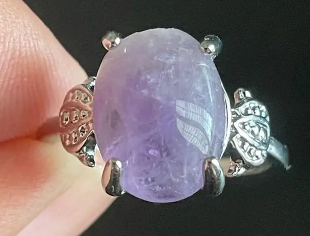 Amethyst Purple ring size 9