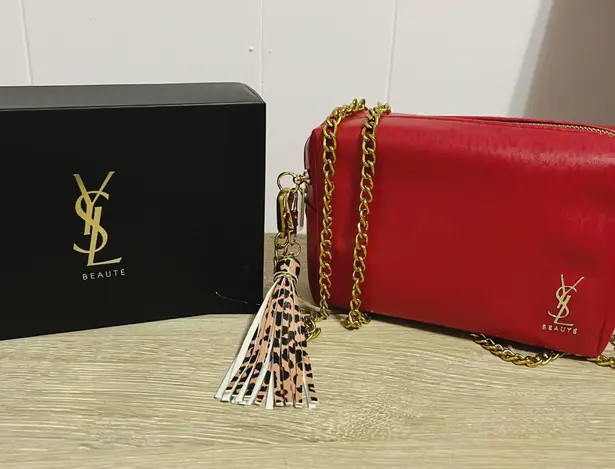 YSL Yves Saint Laurent cosmetic Bag Pouch clutch Crossbody