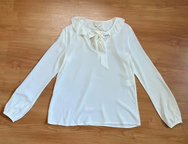 Sézane Sezane Mathilda Blouse in Ecru White Size 34