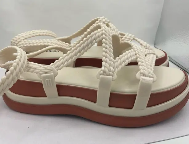 Melissa vegan jelly platform strappy sandals women’s Size 8 comfortable