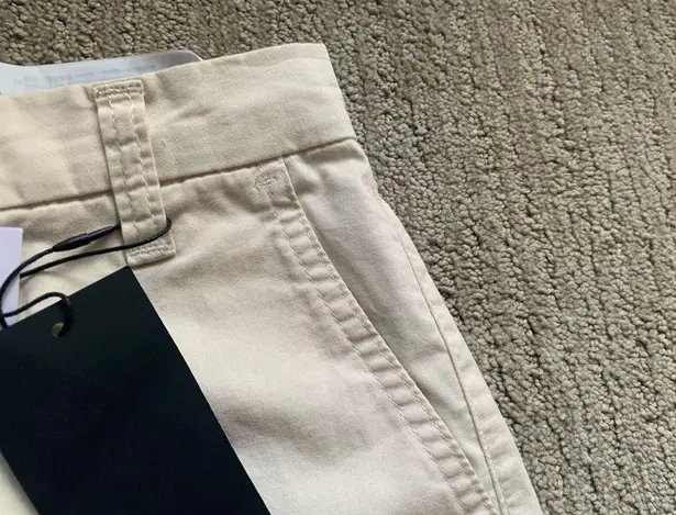 Stradivarius NWT  cream relaxed chino size4