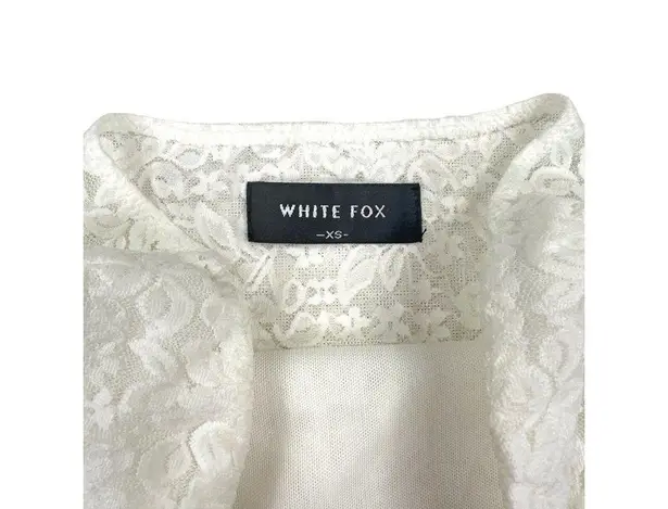 White Fox Boutique  - "Work This Out" Lace Bolero Top Set in White