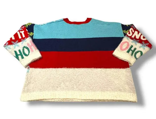 33 Degrees Merry & Bright Christmas Sweater 3X Pink Size XXL