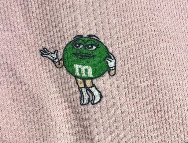 Vtg M&M's Long Sleeve All Over Print Pajama Top Women's. Size XL (16 thumbnail 4