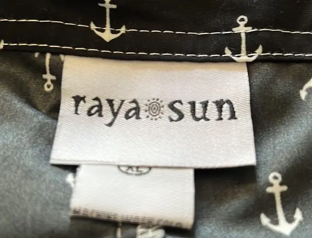 Raya Sun Black & White Drawstring Swim Shorts XL