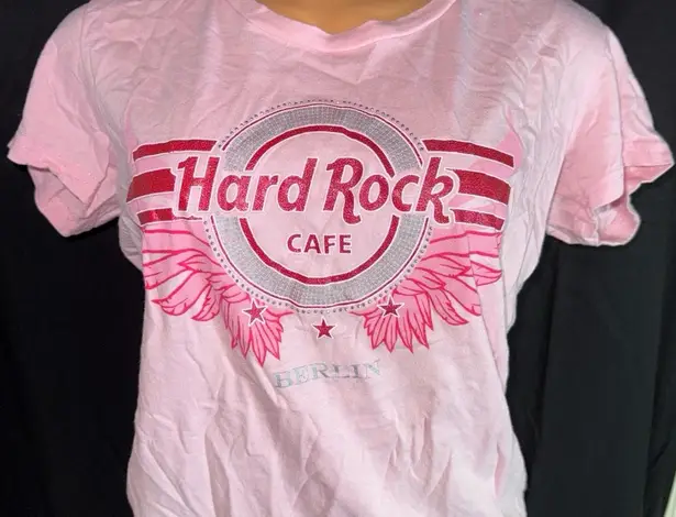 Hard Rock Pink graphic print t shirt