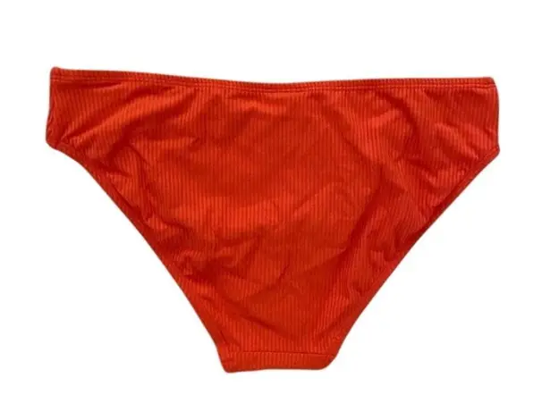 ANDIE NWT Swim The Bikini Rib Bottom Medium Coverage Low Rise L Sire Orange - Image 6