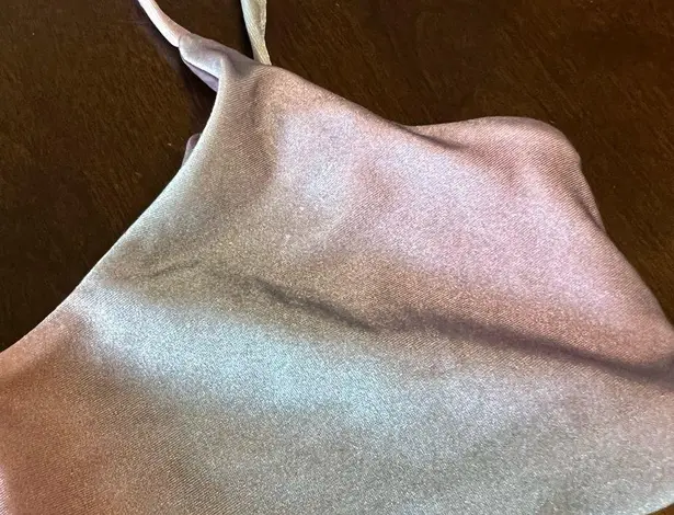 Malai Swimwear Bikini Top Purple Tie Dye Ombre Style Small