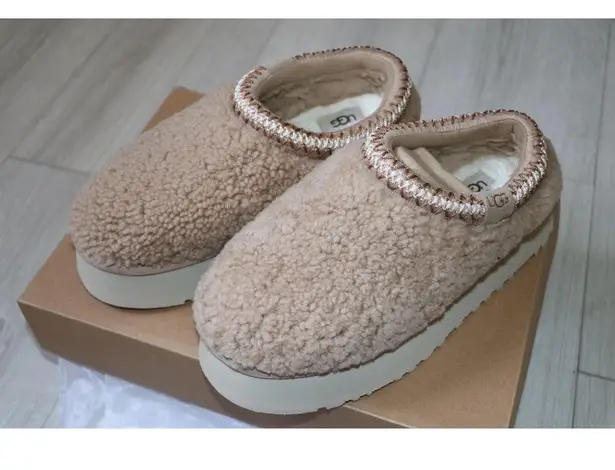 UGG  Tazz Maxi Curly Genuine Shearling Platform Slippers - Image 5