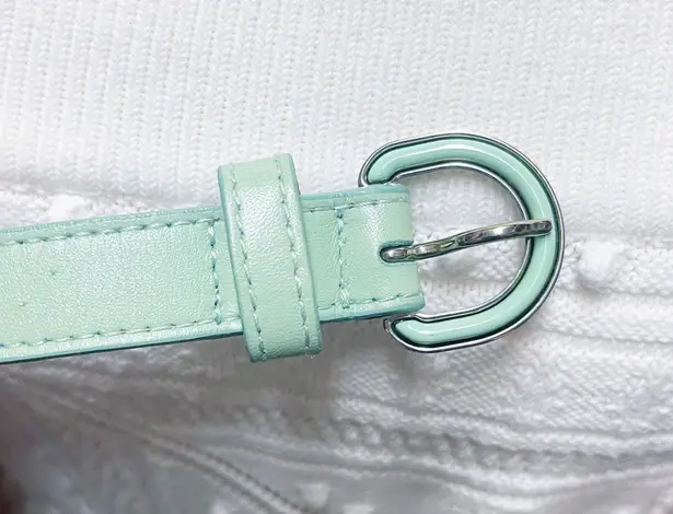 Proenza Schouler Authentic Mint Green Leather Women’s Waist Belt